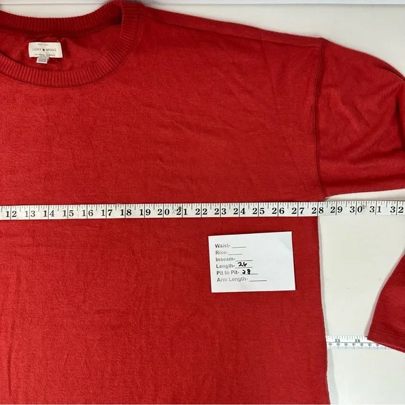 LUCKY BRAND Plus XXL soft Sweatshirt Side slits Raglan Long Sleeve casual - Picture 13 of 17